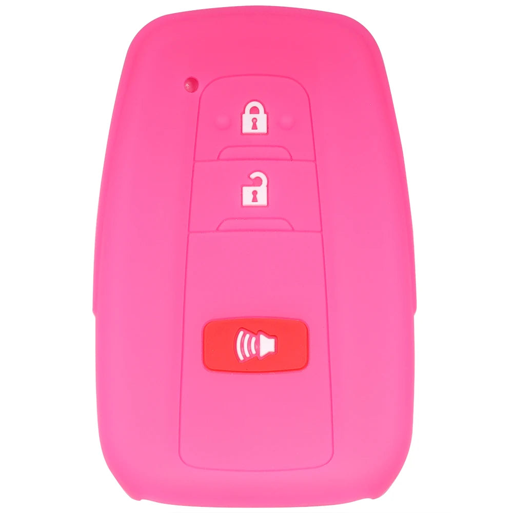 Toyota Silicone Key Fob Cover - Soft Durable for RAV4 Corolla Camry - image 9