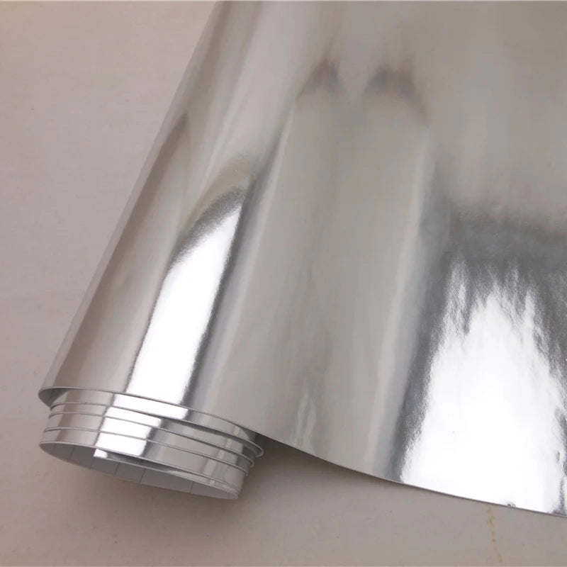 Chrome Vinyl Wrap Film for Cars – Removable Adhesive DIY