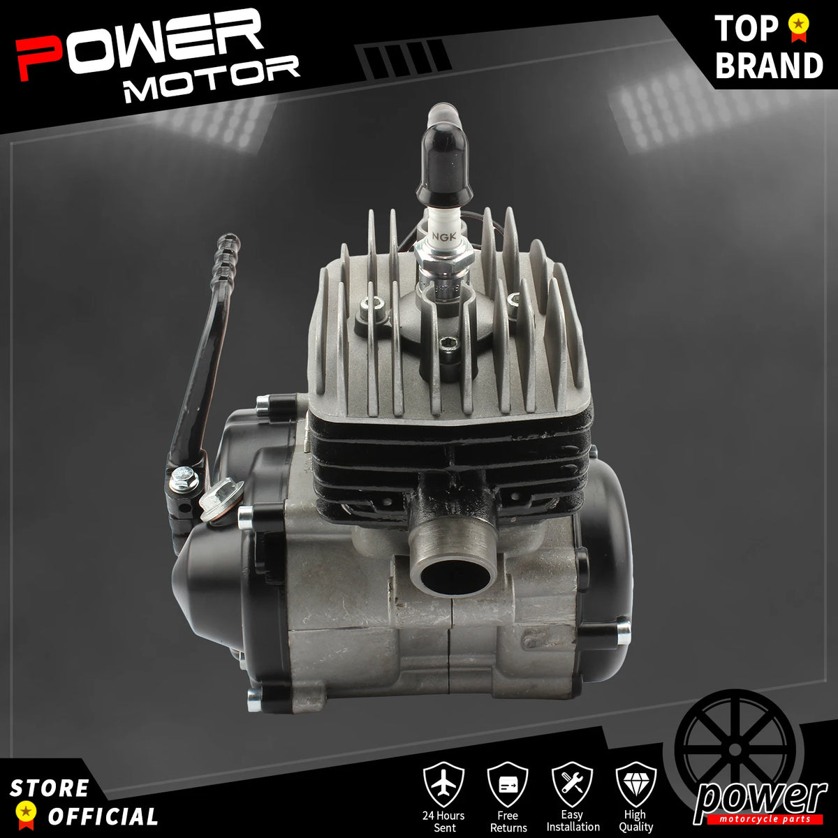 47cc/49cc Air-Cooled Mini Bike Engine for Pit Bikes and ATVs
