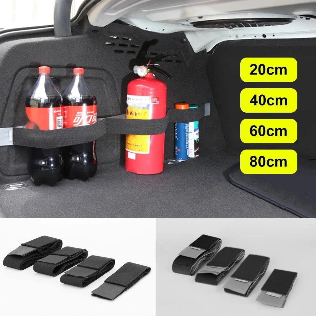 Car Trunk Organizer Fixing Belt – Magic Tape Storage Strap