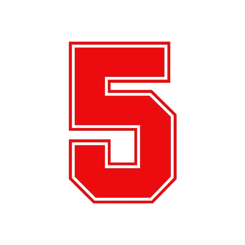 15cm Reflective Racing Number Decals, 0 to 9, for Car and Motorcycle - view 12