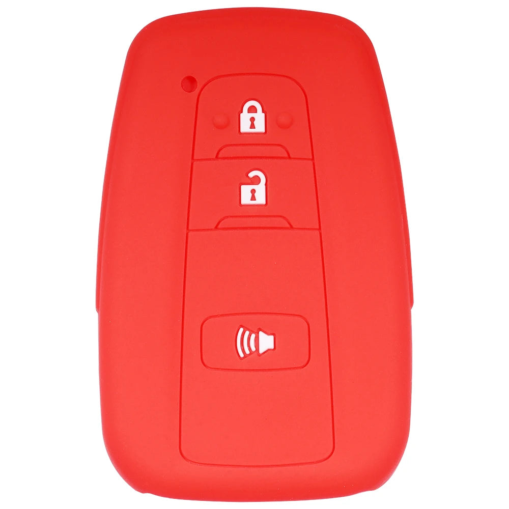 Toyota Silicone Key Fob Cover - Soft Durable for RAV4 Corolla Camry - image 30