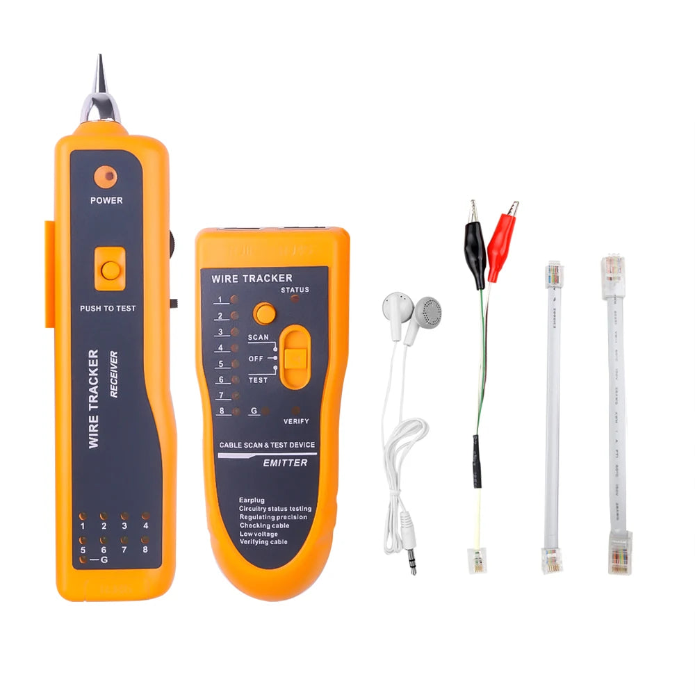 Network Cable Tester LAN Telephone Wire Tracker Tone Tracer Cat5 Cat6 RJ45