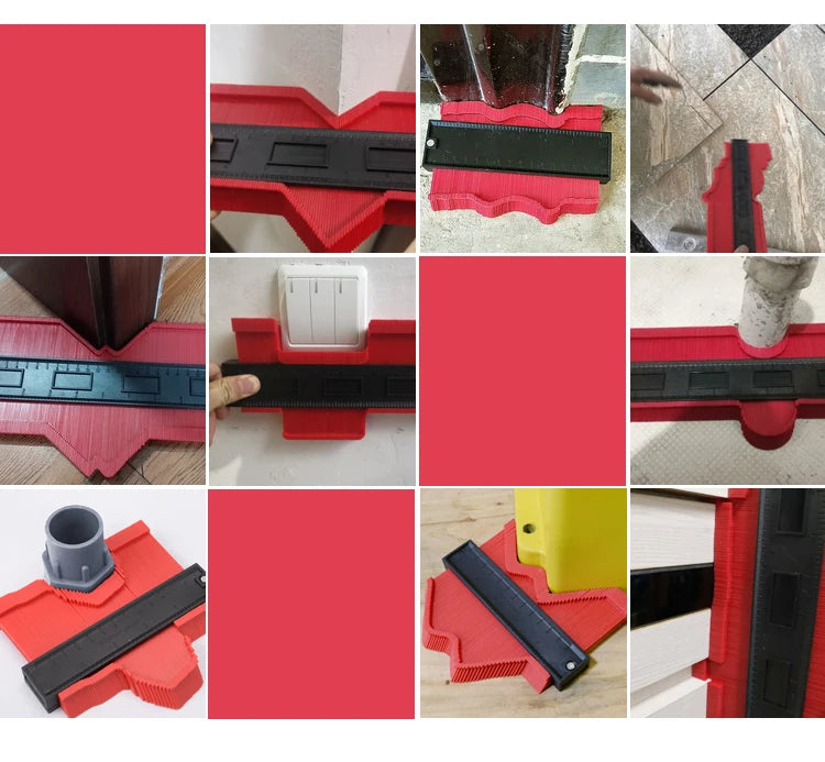 Profile Contour Gauge Copier Ruler – Woodworking, Tile & Laminate Tool - image 7