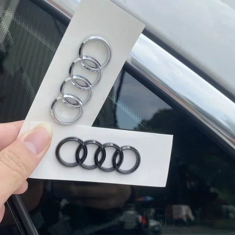 Steering Wheel Center Ring Sticker for A3 A4 A6 A7 A8 Q7 Q8 TT
