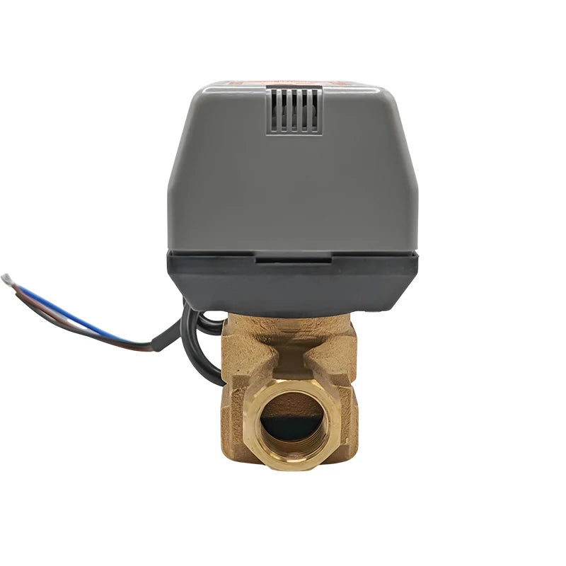 Motorized 2-Way/3-Way Brass Valve 1/2" 3/4" 1" AC220V Fan Coil HVAC - image 13