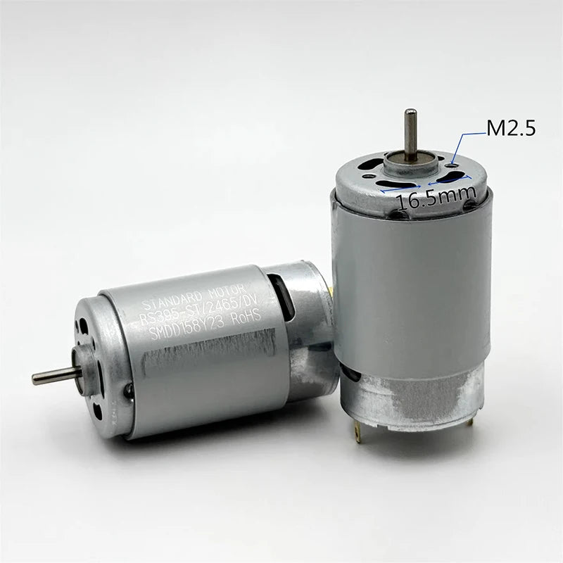 Standard Motor RS395-ST/2465 DC 12V 18V 24V 11500RPM Mini 28mm RS-395 Electric Motor Large Torque DIY Hobby Toy Model