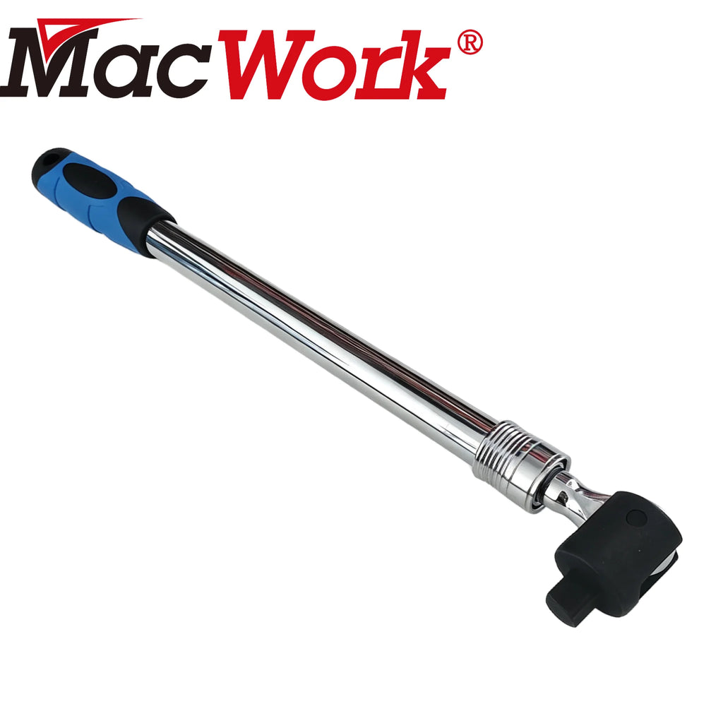 1/2-Inch Drive Heavy Duty Breaker Bar 450-600mm Telescopic Torque Wrench for Car Repair
