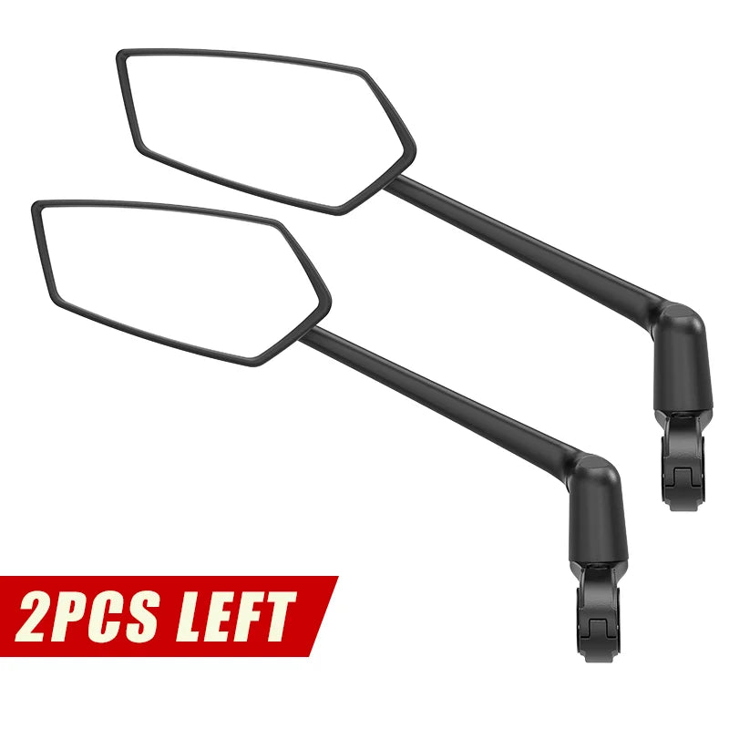 RBRL Bicycle Handlebar Rearview Mirror Automotive-Grade Wide Angle Ultra Clear Bike Mirror 360 Rotatable for Electric Scooter