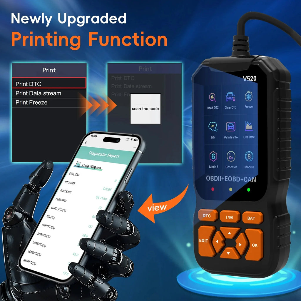 Professional OBD2 Car Scanner - Fault Code Diagnostic Tool - image 3
