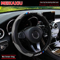 Carbon Fiber Leather Steering Wheel Cover for Sports Cars - image 4