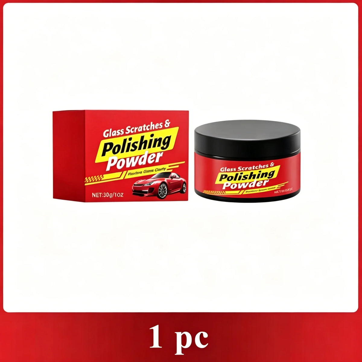 Car Glass Scratch Repair Polishing Powder for Window Surfaces
