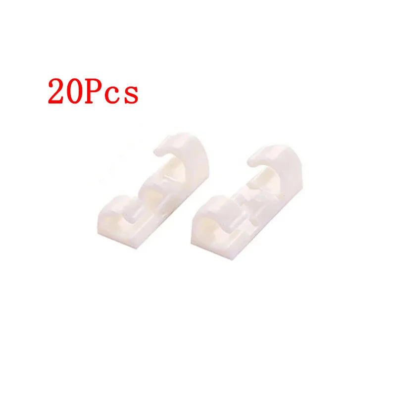 ABS Desktop Cable Organizer Clips – Cord Winder Holder