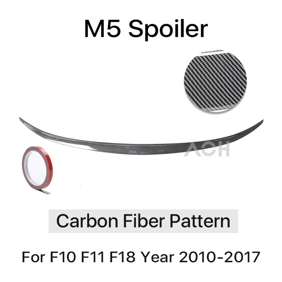 BMW 5 Series F10 F11 F18 Carbon Spoiler 2010-2017 - image 9