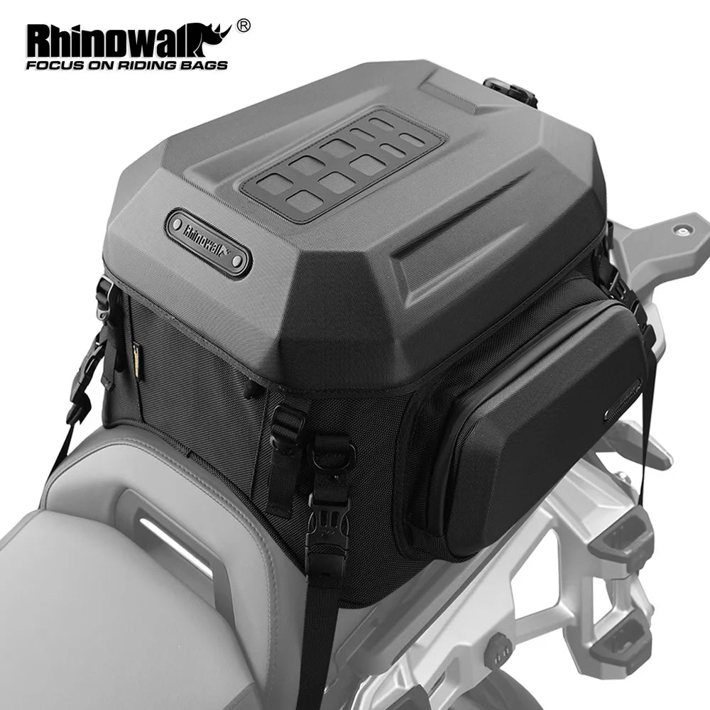Rhinowalk 23-35L Hardshell Waterproof Motorcycle Tail Box