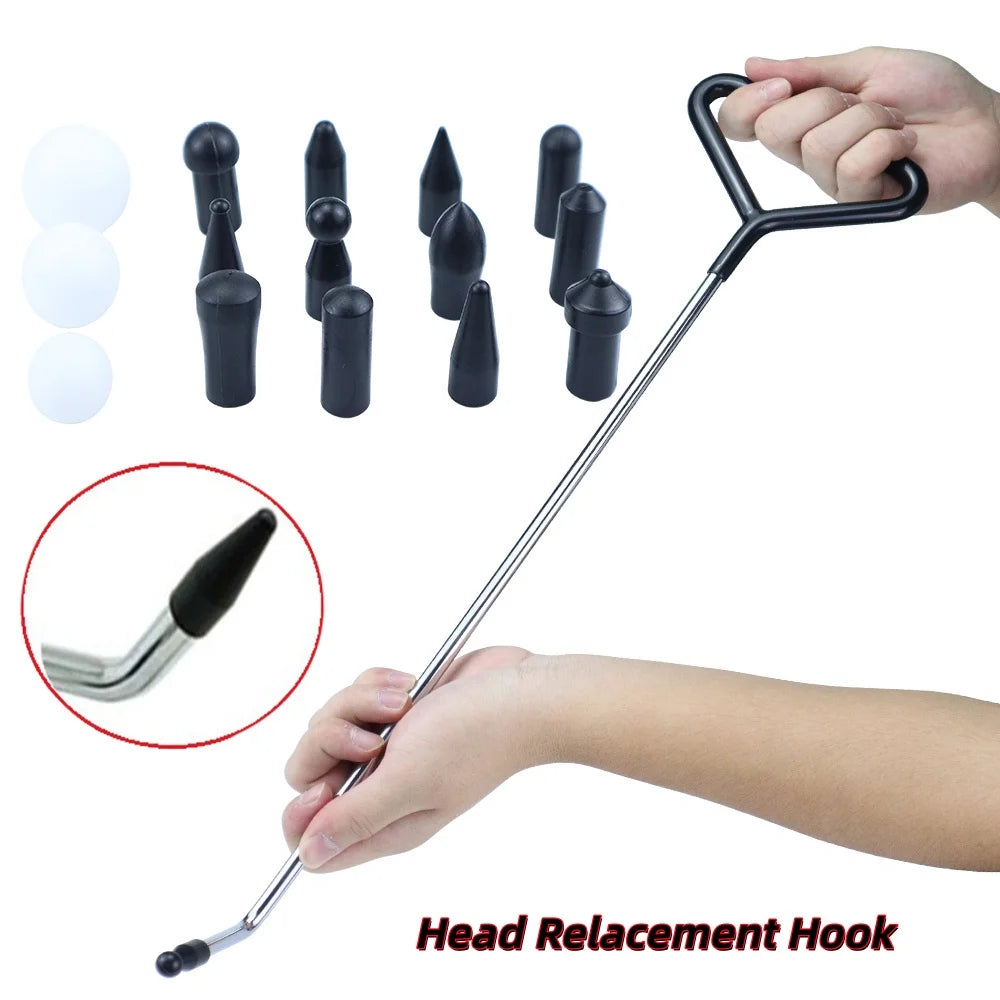 Paintless Dent Repair Puller Hook Set for Car Hail and Door Dents