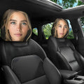 Character Print Car Headrest Covers, Set of 2