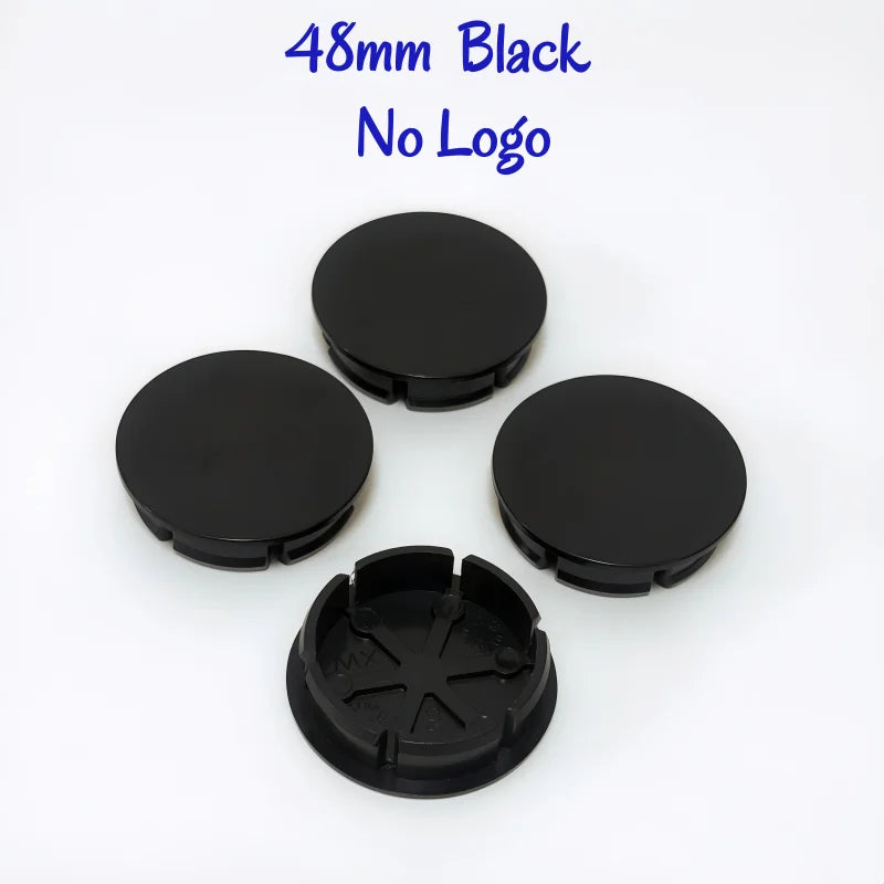 Universal Hub Caps 4-Piece Set - ABS PVC Blank Wheel Covers 48-68mm - image 7