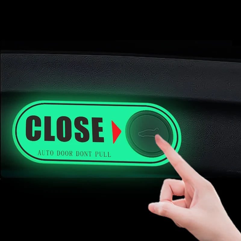 Power Tailgate Do Not Pull Warning Decal, Glow-in-the-Dark