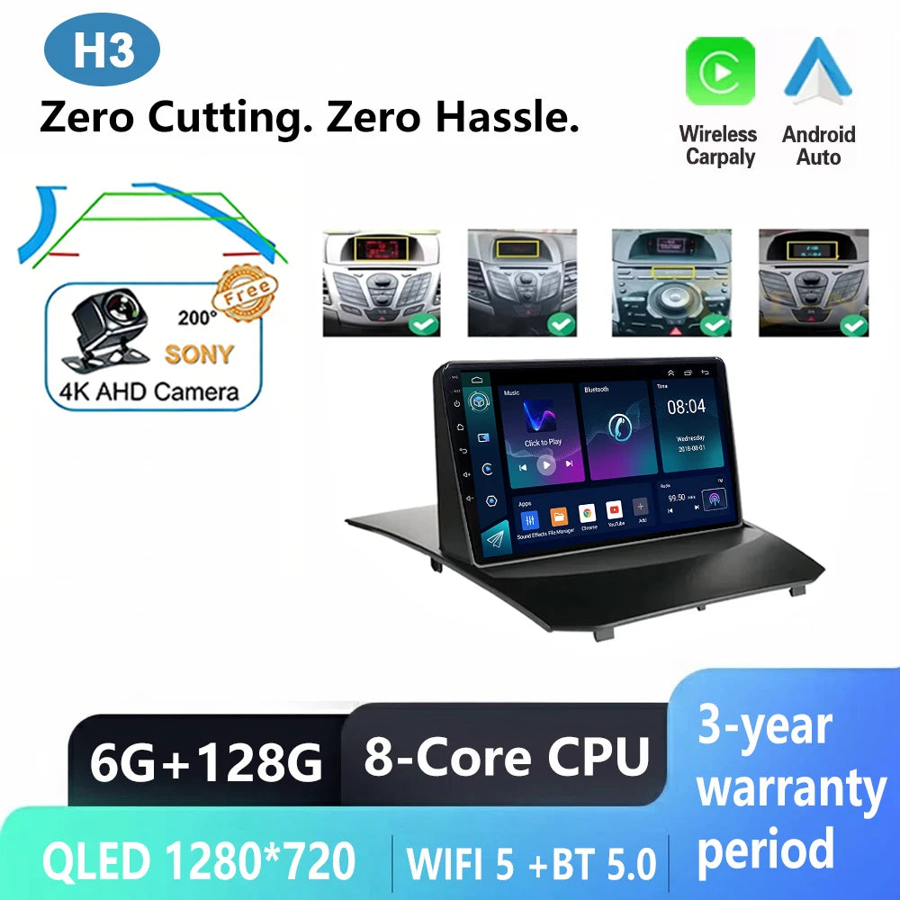 Ford Fiesta 2009-2017 Android Car Radio with CarPlay & GPS - image 15