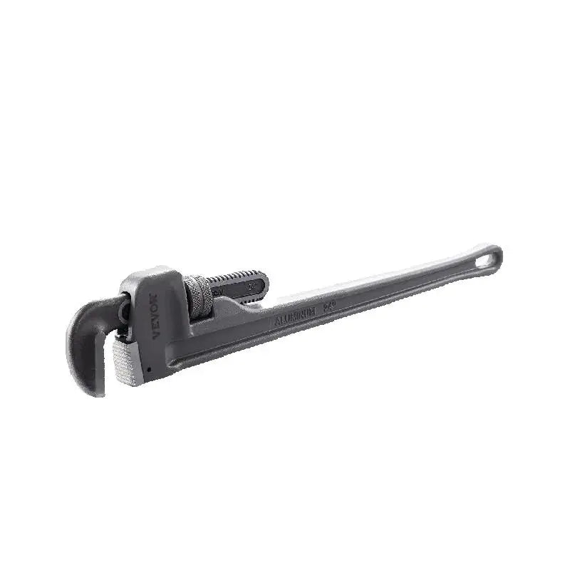 Aluminum Straight Pipe Wrench Adjustable Plumbing Wrench High Strength Jaw Ergonomic