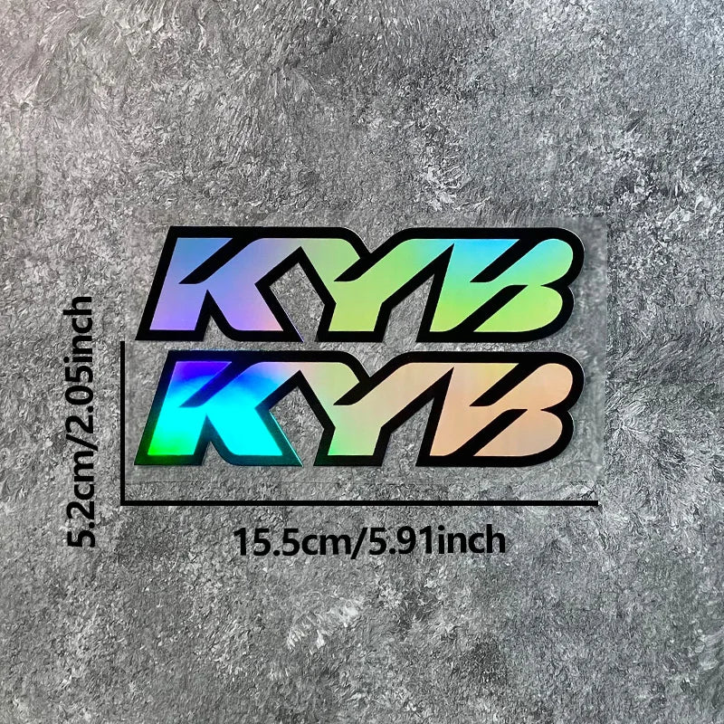 2-Pack KYB Front Fork Decals, Waterproof Vinyl - image 11
