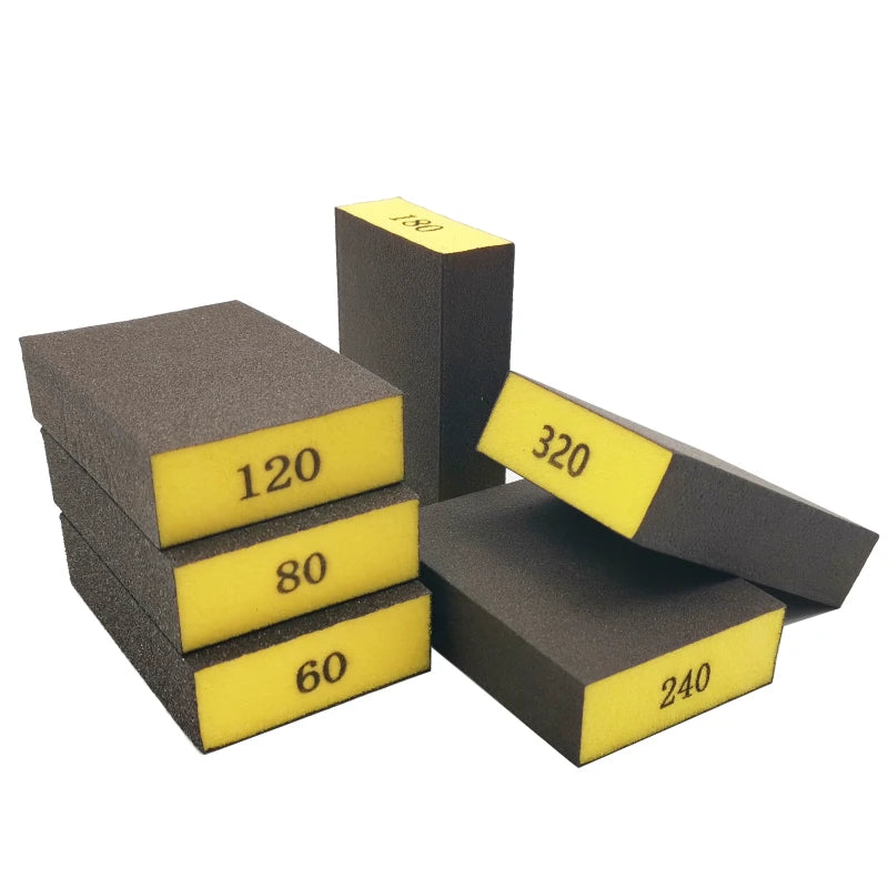 6-Piece Sanding Sponge Block Set – 60 to 320 Grit