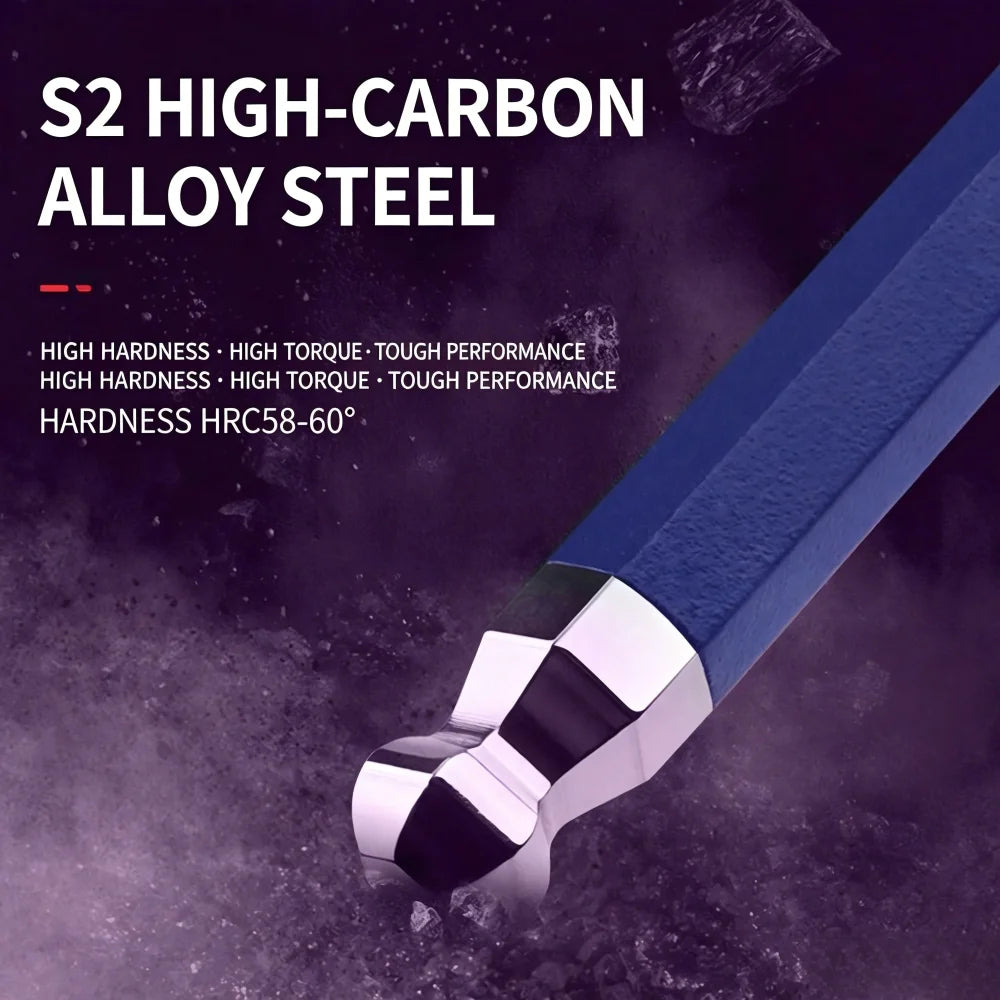 9-Piece Hex Key Set – Long Arm Hexagon Spanner