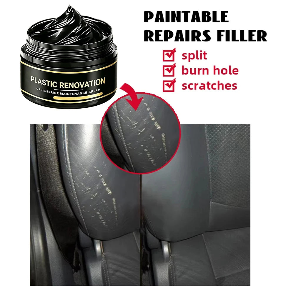 Car Scratch Repair Wax - Restore Plastic, Leather & Rubber - image 5