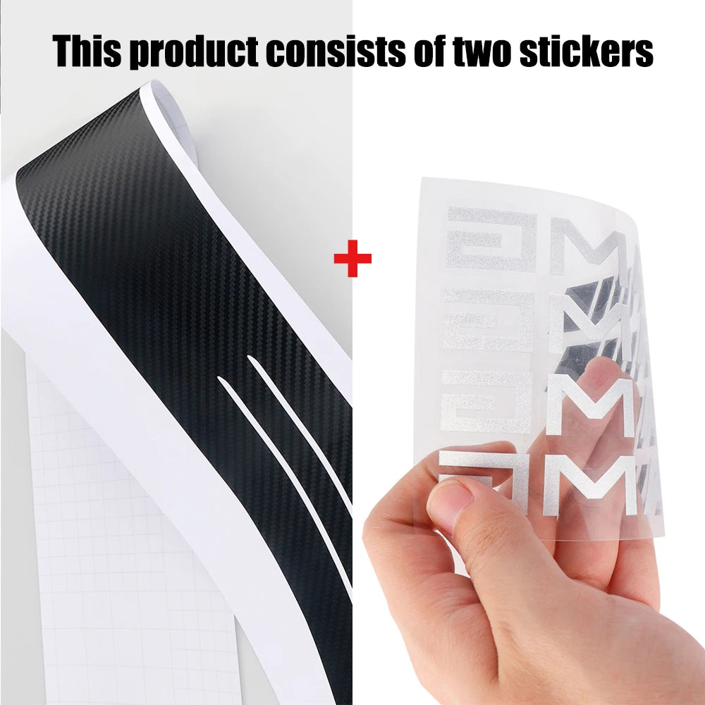 Carbon Fiber Rear Trunk Bumper Guard for Honda Fit Civic Jazz Accord - image 16