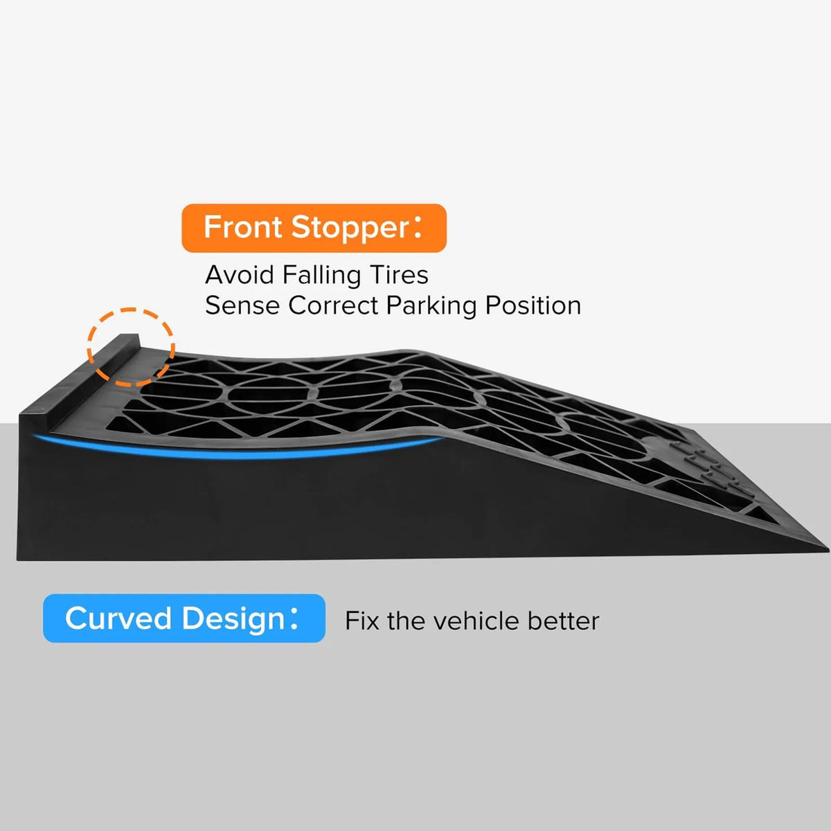 Car Service Ramp Car Ramps 12300 Lbs Load Capacity Enhanced Stability Anti Slip for Vehicle Maintenance and Safe Lifting