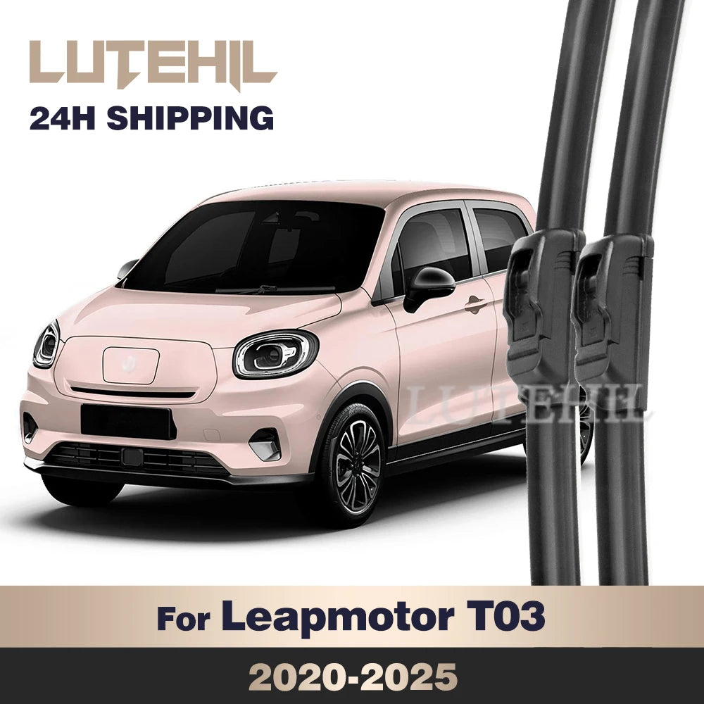 For Leapmotor T03 2020-2025 2021 2022 2023 2024 Wiper Front Wiper Blades Windshield Windscreen Window Brush 24"