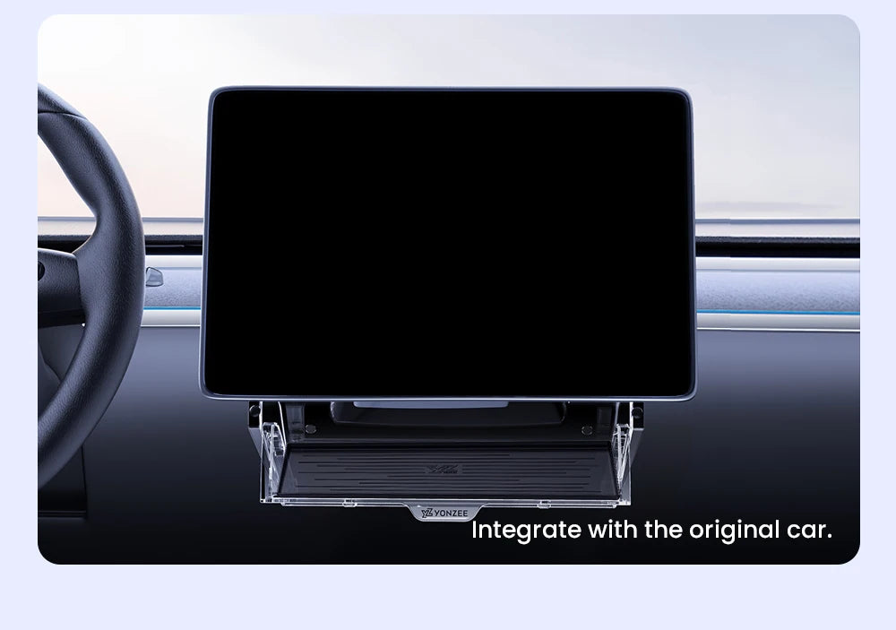 Magnetic Under Screen Storage Box for Tesla Model 3, Y and YL