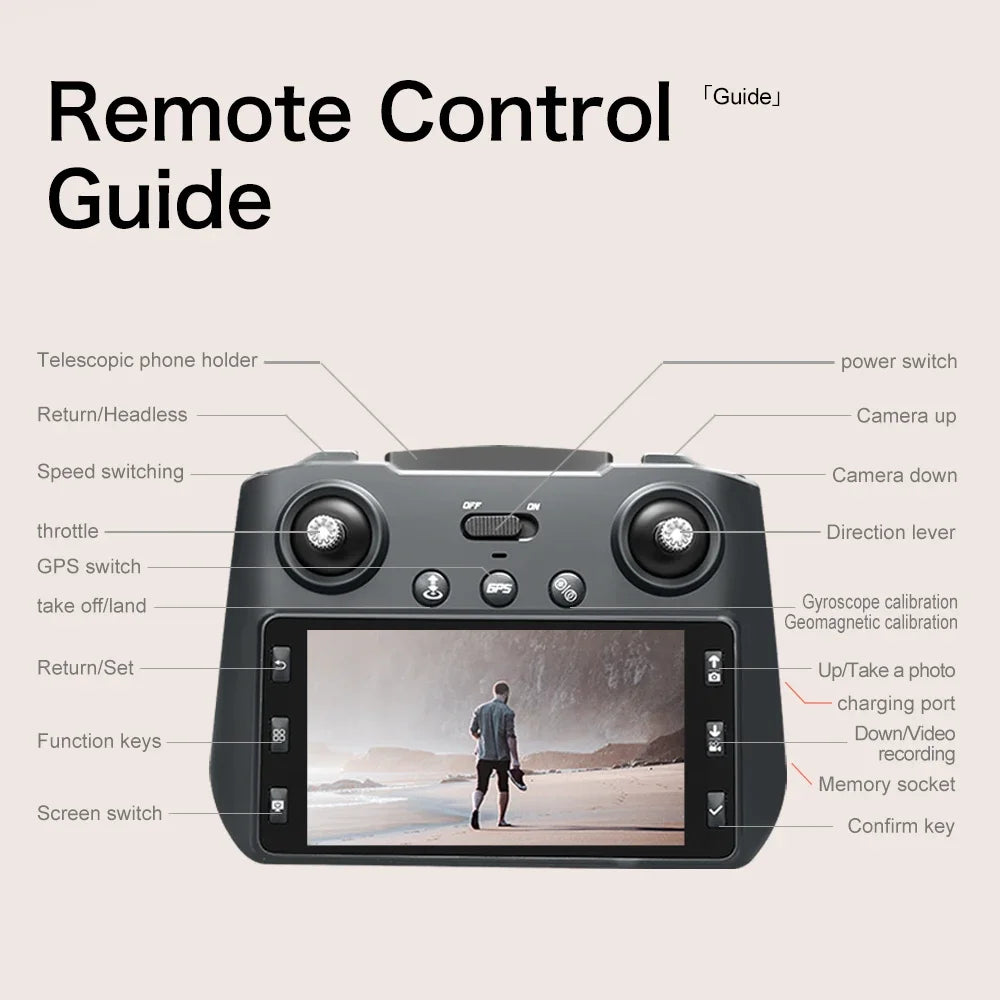 Lenovo XT808 GPS Drone 8K Foldable FPV Brushless Quadcopter - image 29