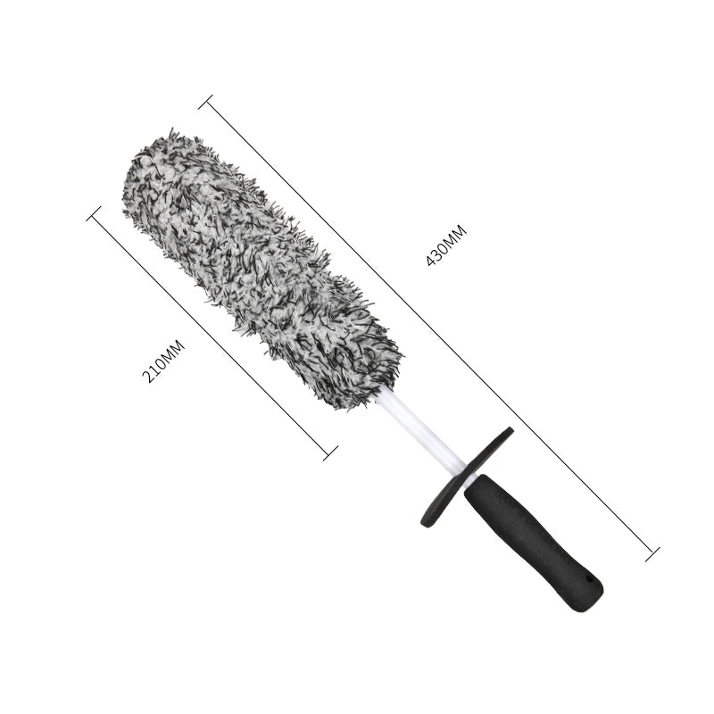 Microfiber Car Wash Mitt or Wheel Spoke Brush