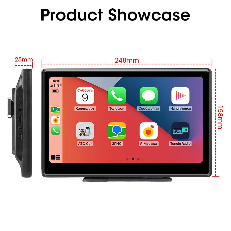 Jansite 10.1" 4K Dashcam with CarPlay & Android Auto - image 6