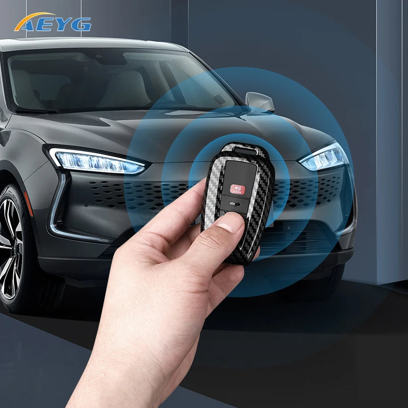 Carbon Fiber Key Fob Case for Toyota 2018-2022 Camry RAV4 Prius - image 6
