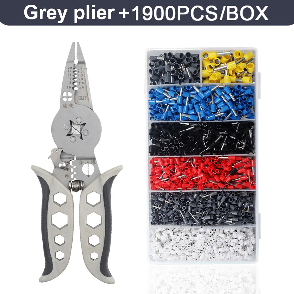 Multi Functional Electrician Pliers Crimping Tool Set for Wire Splitting and Stripping