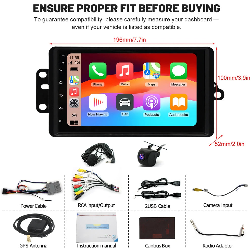 Android 13 Car Stereo for Chevy GMC | 7-inch Touchscreen with CarPlay - image 23