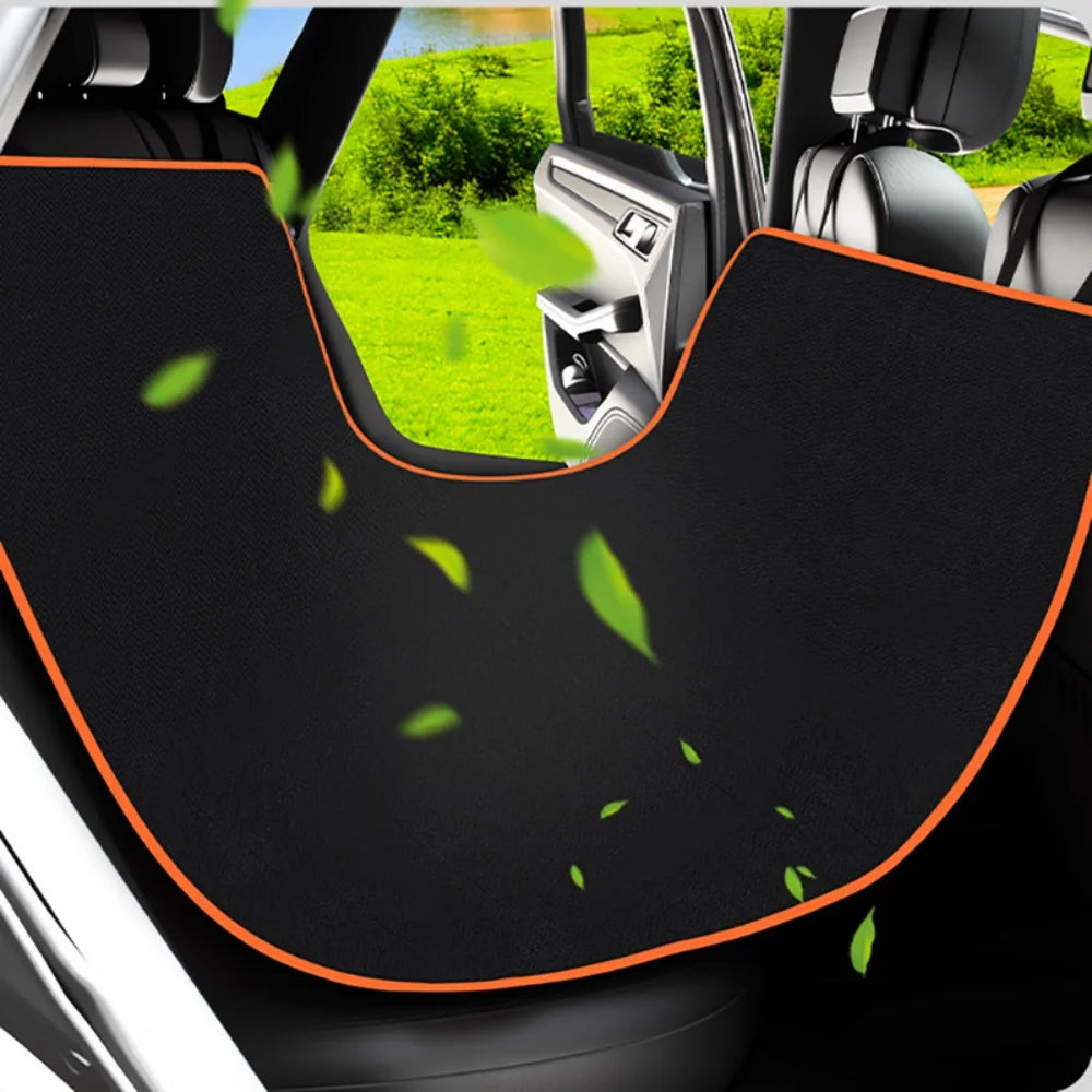 Dog Car Seat Cover for Back Seat, Duty Waterproof & Scratch-Resistant Dog Hammock for Car, Back Seat Pet Cover for Dogs
