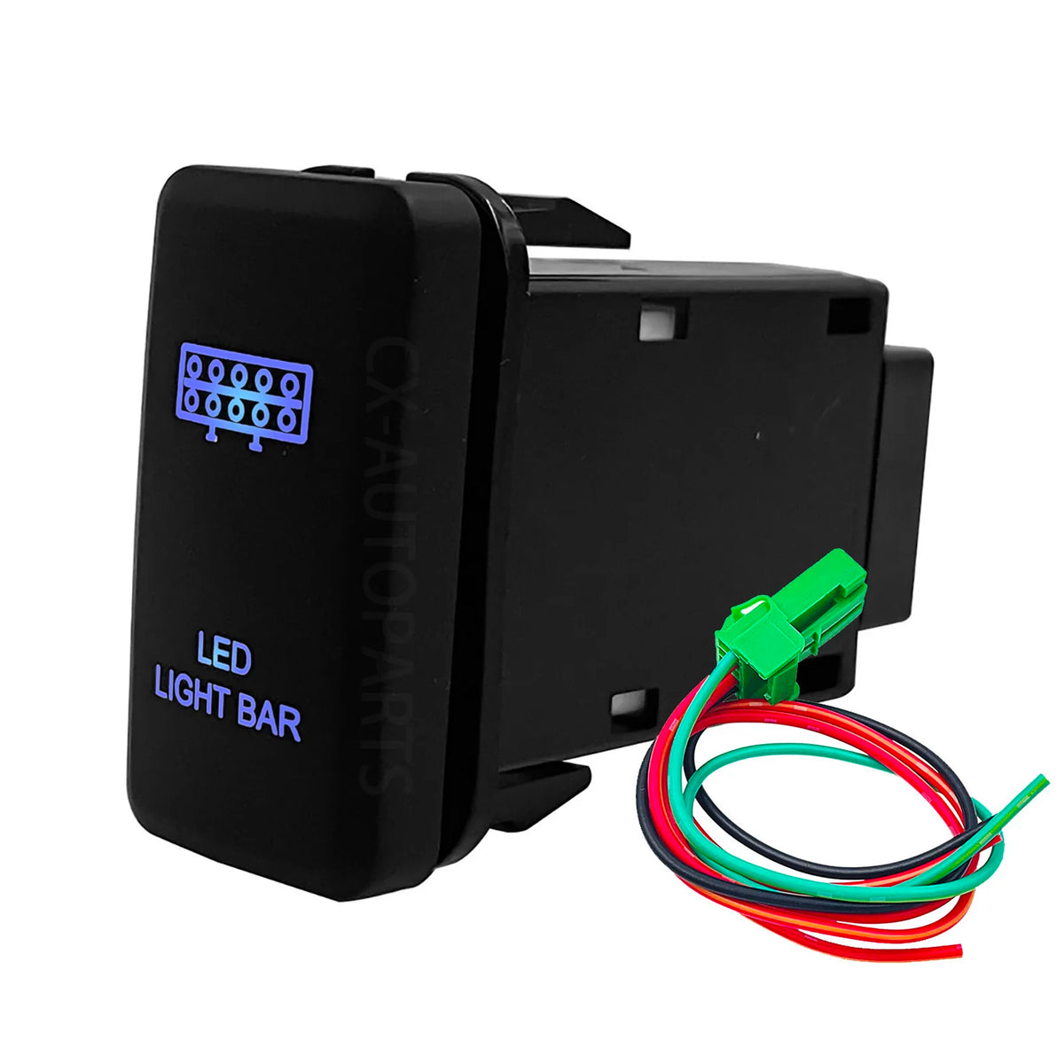 Blue LED Push Switch 12V for Toyota Tacoma, Land Cruiser, 4Runner - image 19