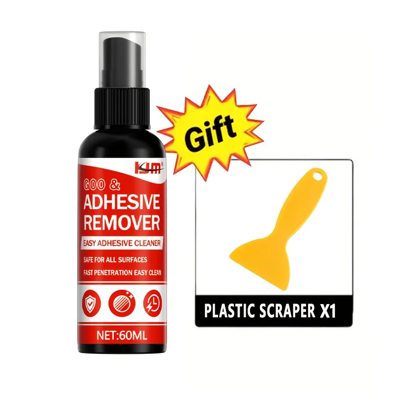 Adhesive Residue Remover Spray – Wall Hooks, Tape & Car Decals