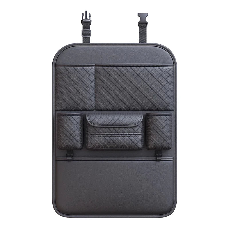 Car Seat Back Organizer with Kick Mat