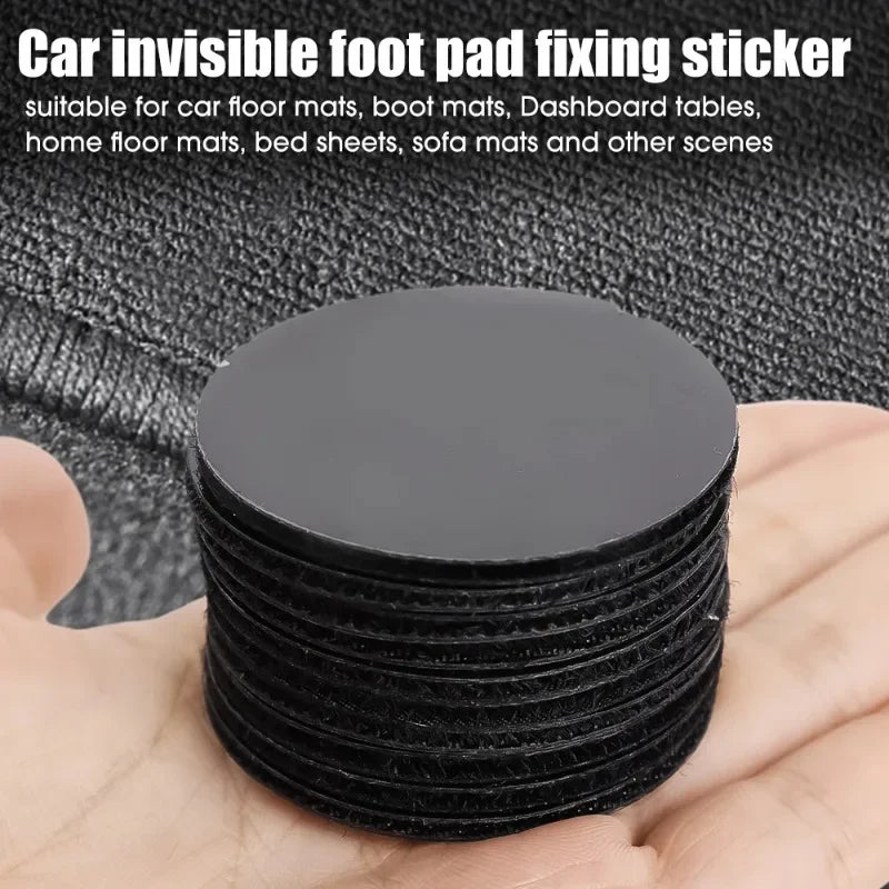 Hook-and-Loop Floor Mat Fixing Stickers, 1 to 25 Pairs