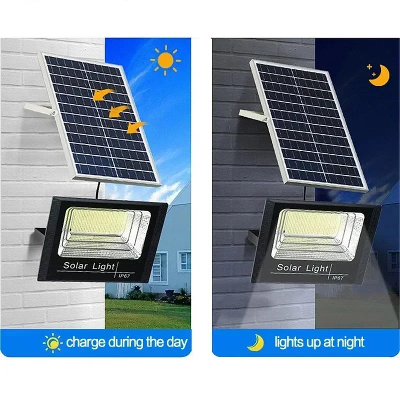 30W Solar Powered Flood Light with Remote Control