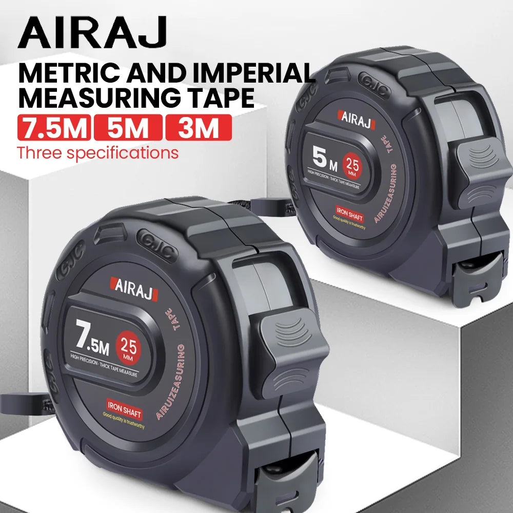 High Precision Tape Measure 3m 5m 7.5m Waterproof Anti-Corrosion ABS