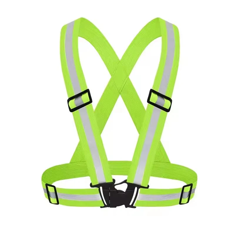 Reflective Safety Vest, Adjustable Straps for Jogging, Cycling and Walking