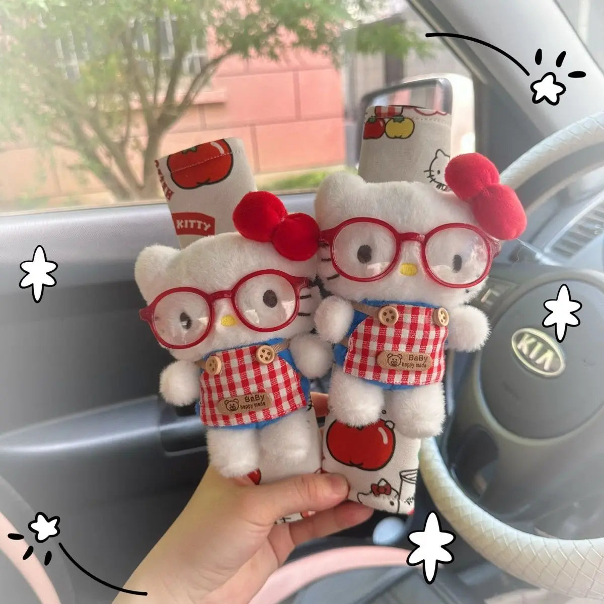 Hello Kitty Seat Belt Shoulder Pad Cover - image 4