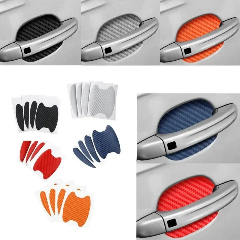 Carbon Fiber Car Door Handle Protective Film - Scratch Resistant