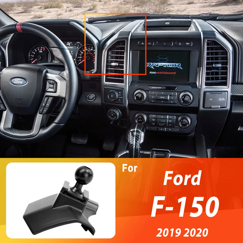 15W Wireless Car Phone Charger Mount for Ford F-150 Raptor 2019-2020